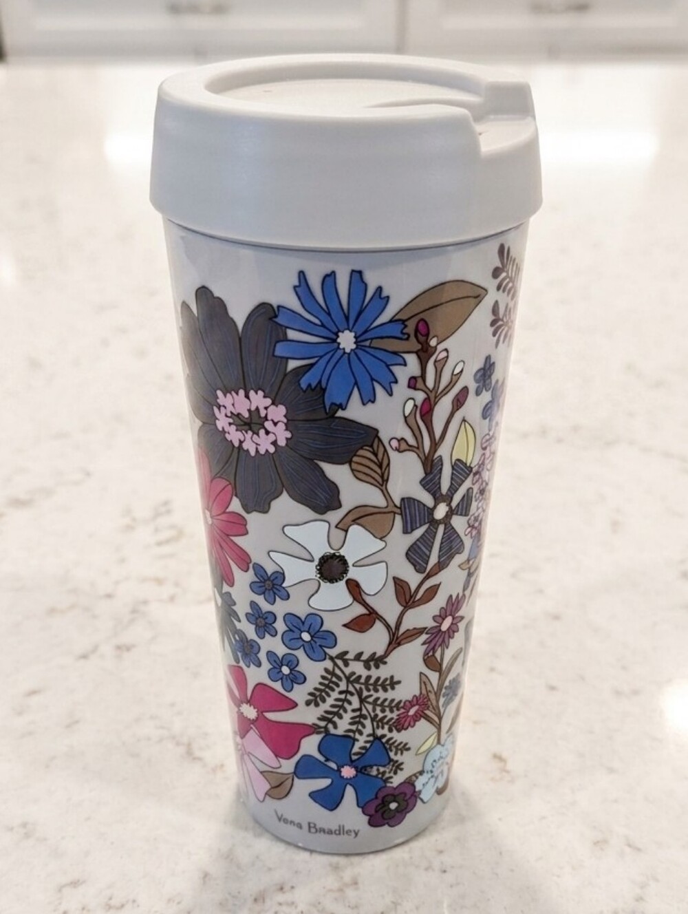 Vera Bradley NWOT 16 Oz Vineyard Floral Insulated Tumbler
